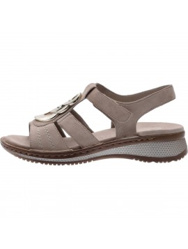 Sandales beige avec ornement ARA