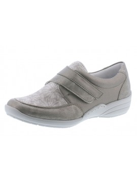 Chaussures grises plates fermées Remonte