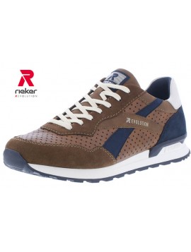 Baskets marron conforts hommes Rieker