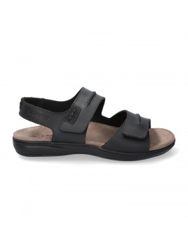 Sandales noires conforts hommes Mephisto