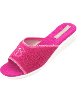 Mules Ponge fuschia AVD