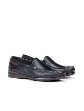 Mocassins noirs souples hommes Fluchos