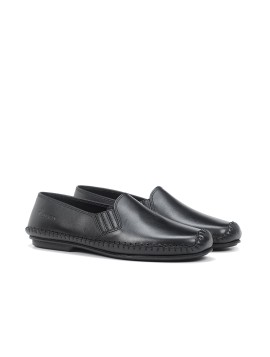 Mocassins noirs légers hommes Fluchos