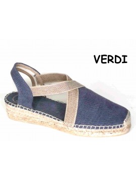 Sandales Verdi bleues Toni Pons