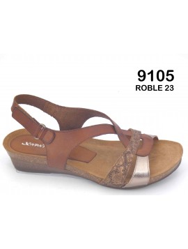 Sandales marron imprimées Xapatan