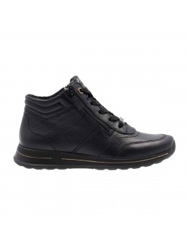Baskets montantes noires avec fermeture éclair ARA