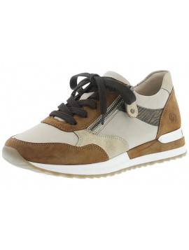 Baskets beige et camel REMONTE
