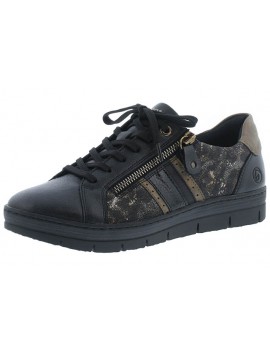 Baskets noires et gold REMONTE