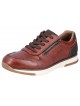 Baskets cuir foncé homme RIEKER