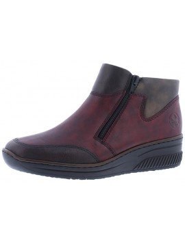 Chaussures confort bordeaux RIEKER