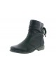 Bottines plates noires RIEKER
