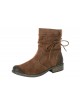 Bottines plates marron RIEKER