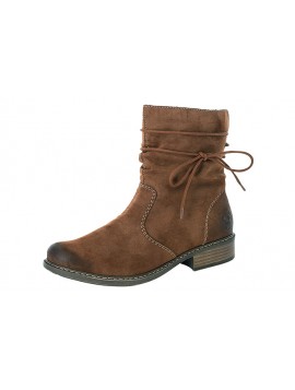 Bottines plates marron RIEKER