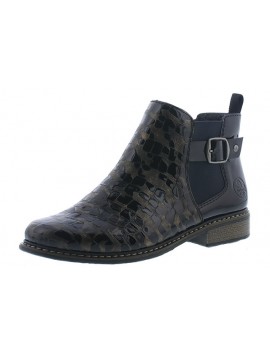Chelsea noires basses RIEKER