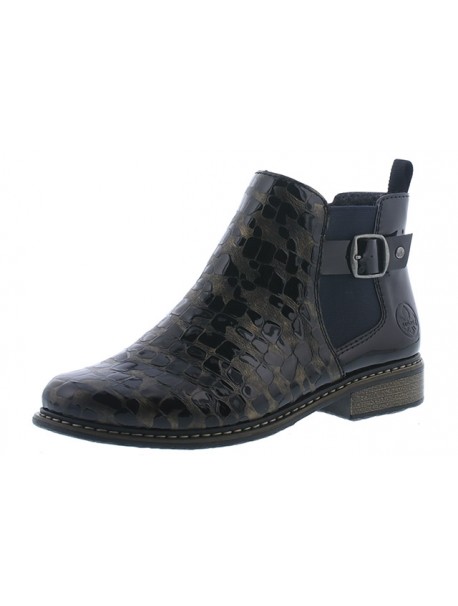 Chelsea noires basses RIEKER
