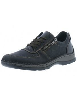 Baskets noires couture RIEKER