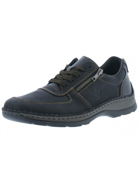 Baskets noires couture RIEKER
