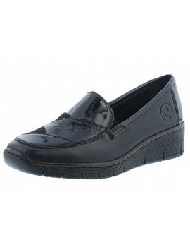 Chaussures noires à plateformes RIEKER