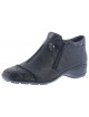 Chaussures confort noires et paillettes RIEKER