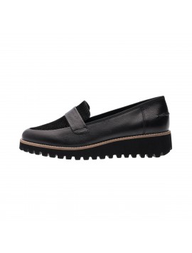 Mocassins noirs à plateforme ARA