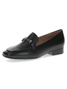 Mocassins en cuir noir Caprice