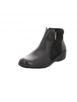 Bottines avec fermeture éclair noir Longo
