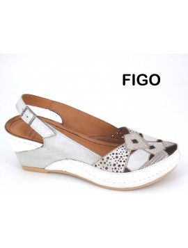 Chaussures Figo blanches Karyoka