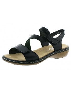 Sandales noires confort RIEKER