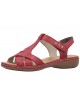 Sandales ouvertes rouges RIEKER