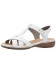 Sandales ouvertes blanches RIEKER