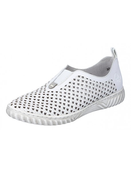 Chaussures souples blanches RIEKER