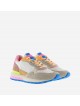 Baskets multicolores semelles bleues VICTORIA