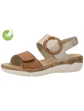 Sandales marron confort à boucle REMONTE