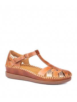 Sandales marron faciles à enfiler PIKOLINOS