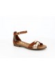 Sandales marron et gold KAOLA