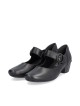 Chaussures noires pour femme confortables à petit talon RIEKER