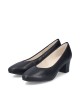 Escarpins noirs talons bas RIEKER