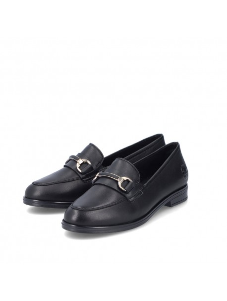 Mocassins noirs RIEKER
