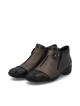 Bottines basses bronze et paillettes RIEKER