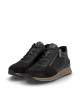 Baskets noires compensées détails gold RIEKER