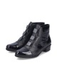 Bottines bi-matière noires RIEKER