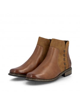 Bottines basses marron RIEKER