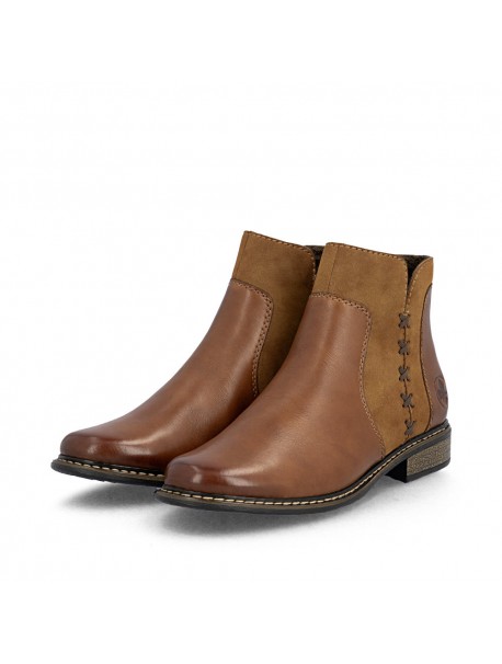 Bottines basses marron RIEKER