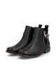 Bottines noires détails gold RIEKER