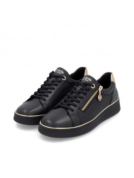 Baskets noires détails gold REMONTE
