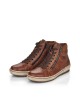 Baskets montantes marron avec fermeture zip REMONTE