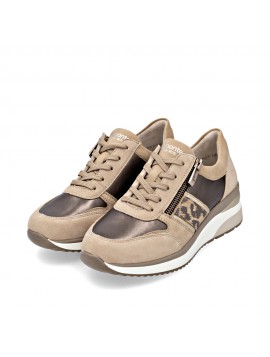 Baksets beige bronze et motif REMONTE