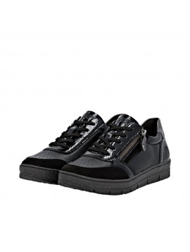 Baskets noires brillantes REMONTE