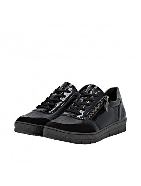 Baskets noires brillantes REMONTE