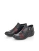 Chaussures confort noires et bordeaux REMONTE